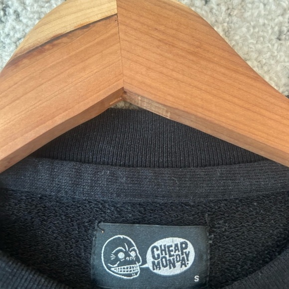 Cheap Monday “Eye Did IT” sweatshirt S super cute in good used condition - Picture 7 of 8